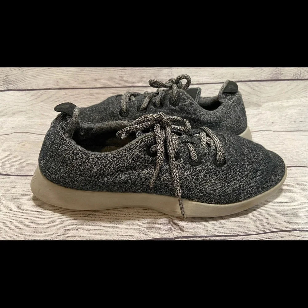 Allbirds Wool Runners Natural Grey Comfort Lightweight Sneakers Shoes Mens Sz 10